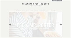 Desktop Screenshot of freemanssportingclub.com
